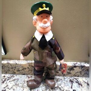 Vintage General Amos Halftrack Beetle Bailey NWT Comic Plush Doll